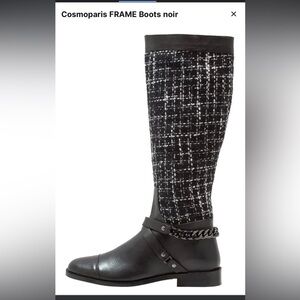 CosmoParis Frame Leather Boots